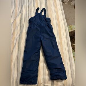 Boys navy overall snow pants